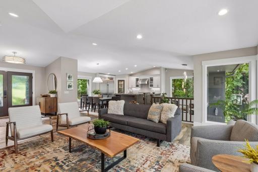 Great space for entertaining and easy living.