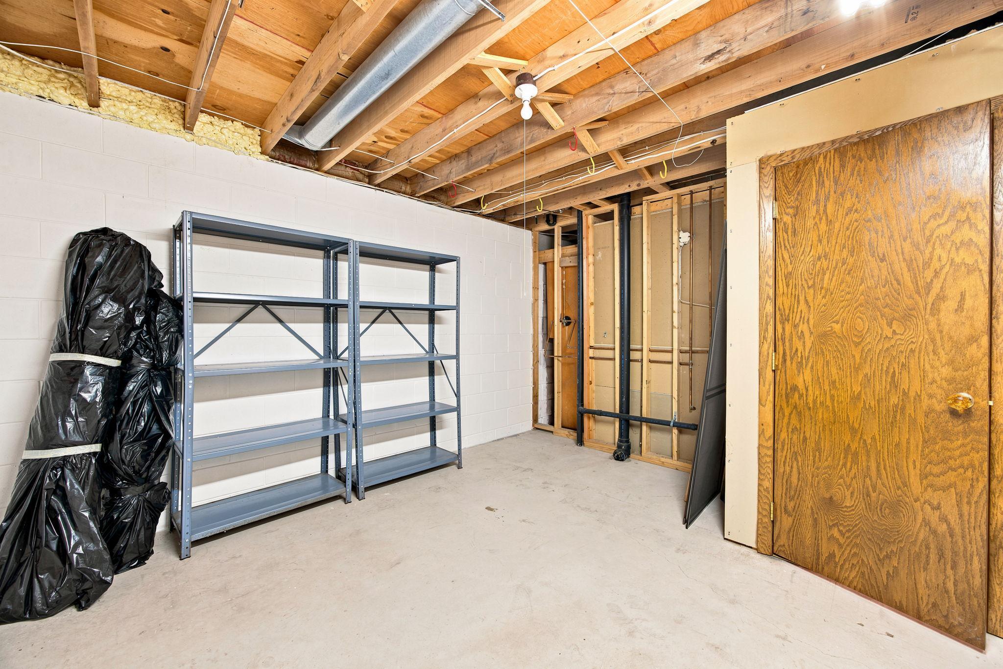 Storage area.
