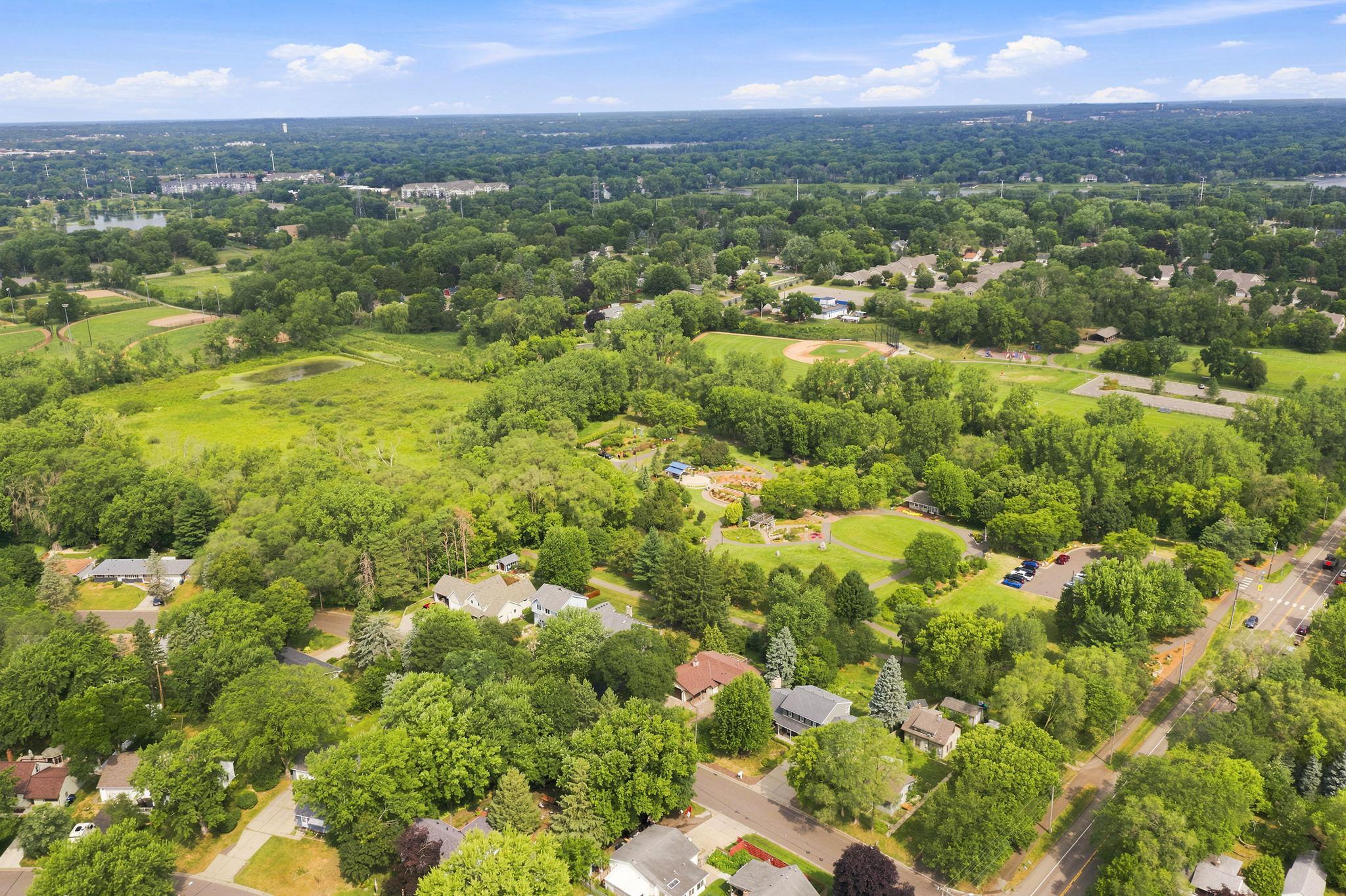 Special unique spot in Roseville with Park covering several acres behind the home.
