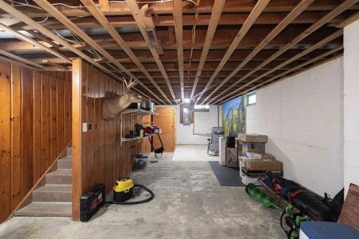 Bring your vision to the basement. Here's an opportunity to double your square footage.