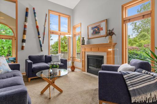 Gorgeous open-concept living designed for everyday comfort. Snuggle up to the fireplace during the winter months while the snow falls.