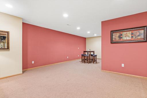 Additional area in the lower level- could be used as an exercise room, craft area, office or game room.