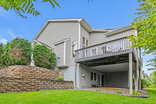 Beautiful walk-out location and patio for different entertaining options.