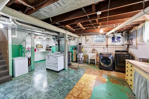 Lots of room here with higher ceilings than normal for this vintage.