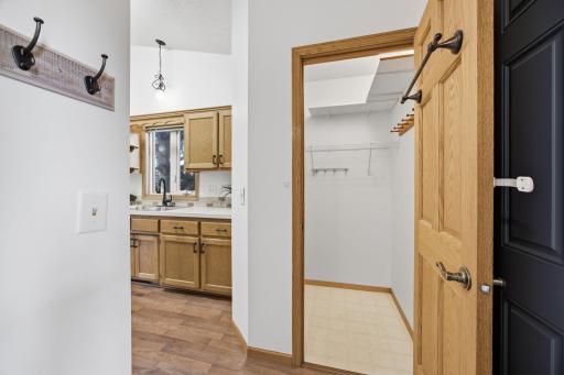 Pantry near kitchen