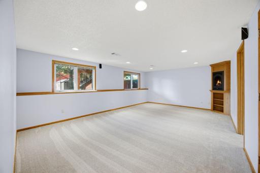 Family Room with new carpet!