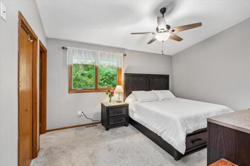 Primary Bedroom with ensuite 3/4 bathroom and Walk-in closet