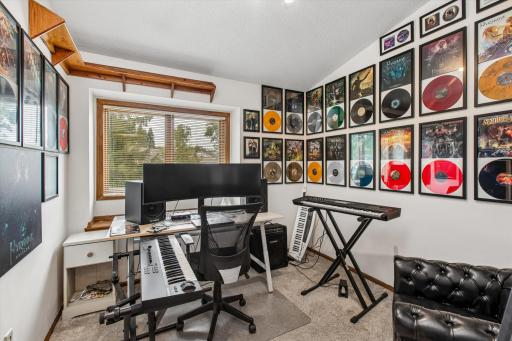 3rd bedroom currently used as music room