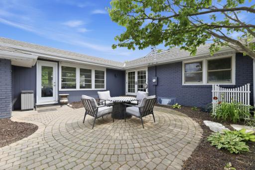 Enjoy a quiet dinner on your private patio area