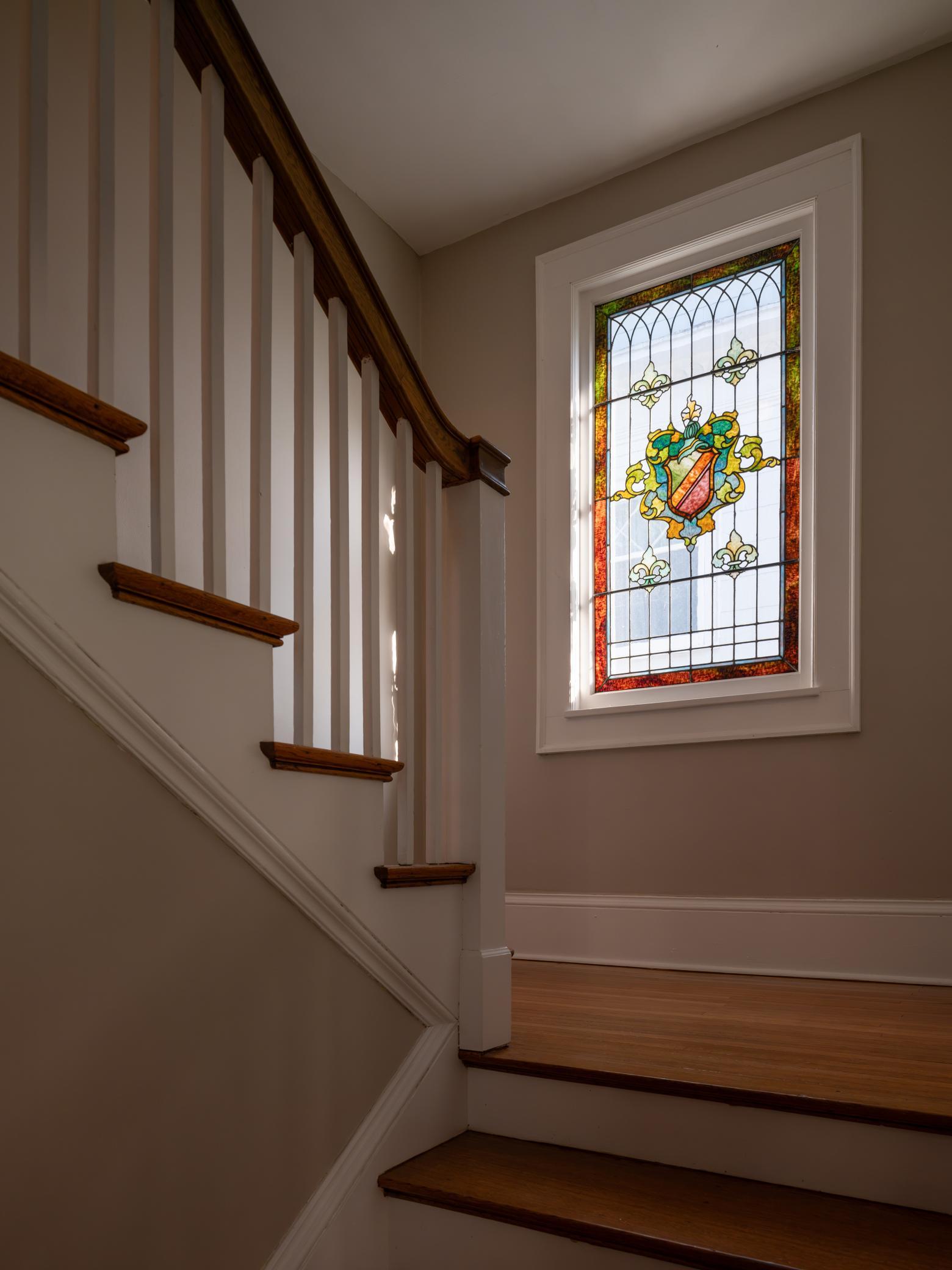Stained glass window stairwell.jpg