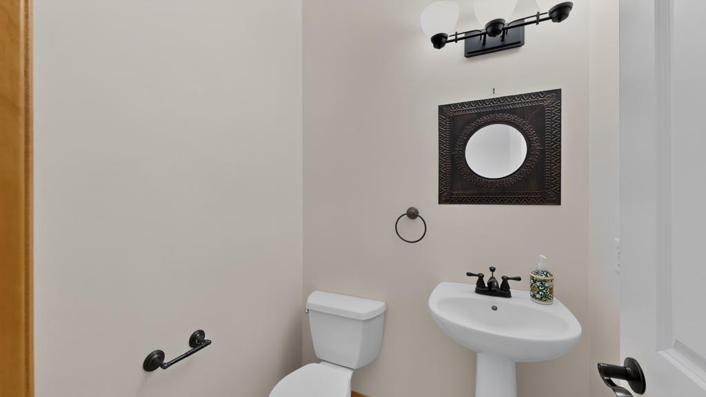 Main floor half bath