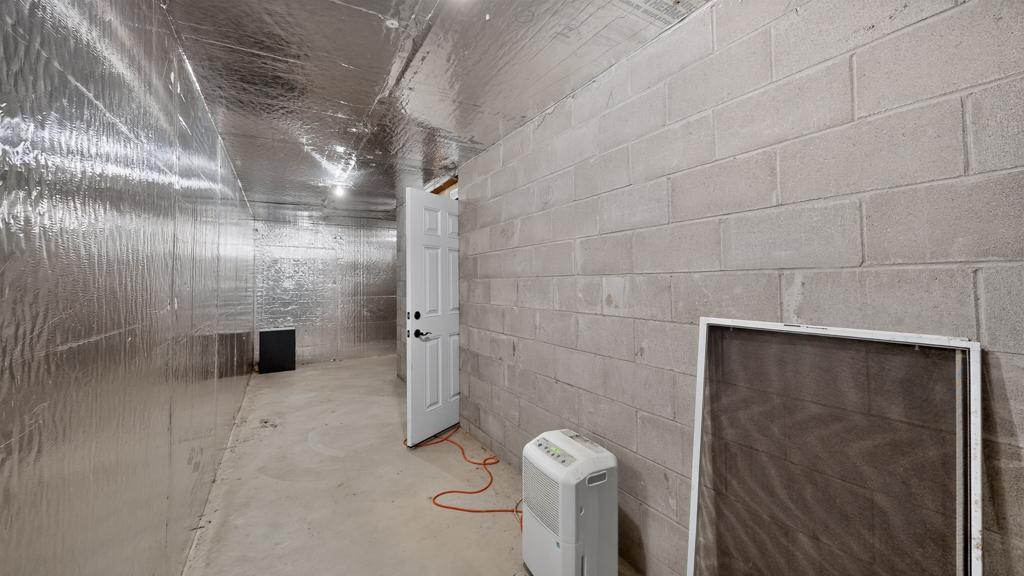 Storage under porch