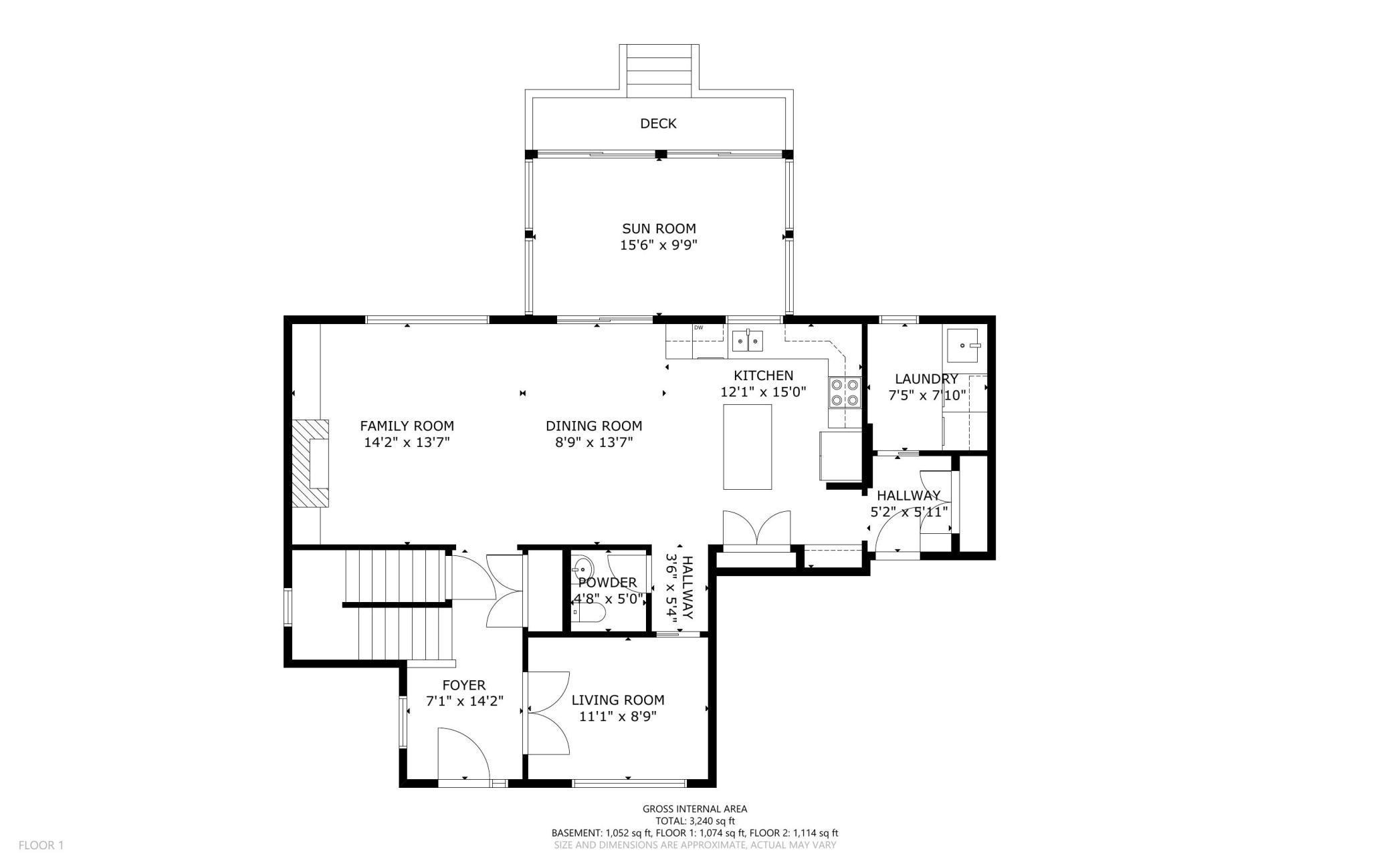 Floor plan main level