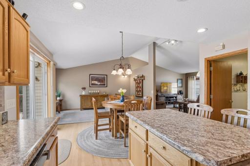 Open-concept living with soaring ceilings and beautiful natural light.