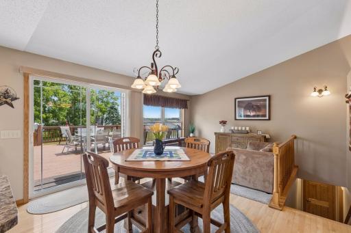 Enjoy peaceful backyard views from inside the home.
