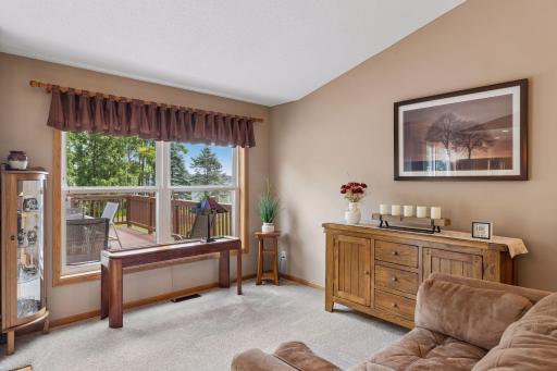 versatile space for dining, reading, or relaxing.