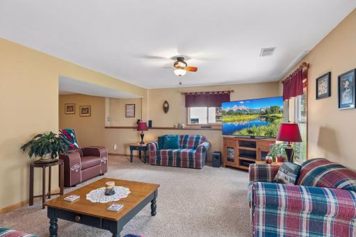 Even the lower level is filled with natural light.