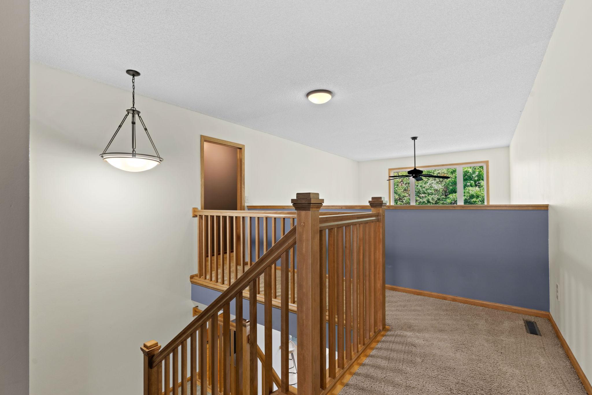 upstairs hallway