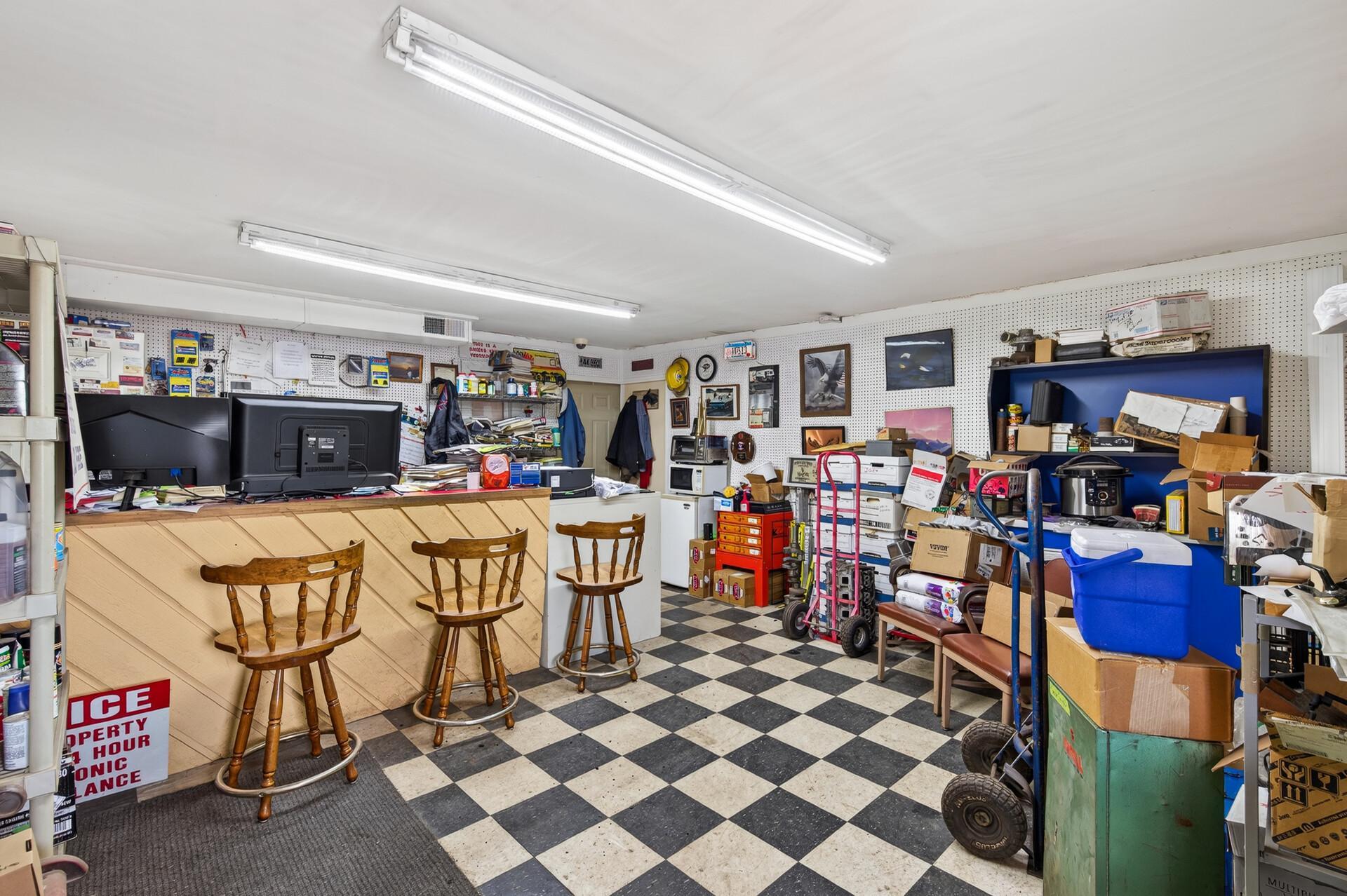 Lobby of the shop