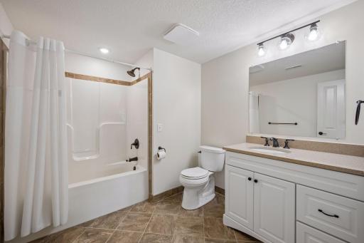 Lower level full bathroom
