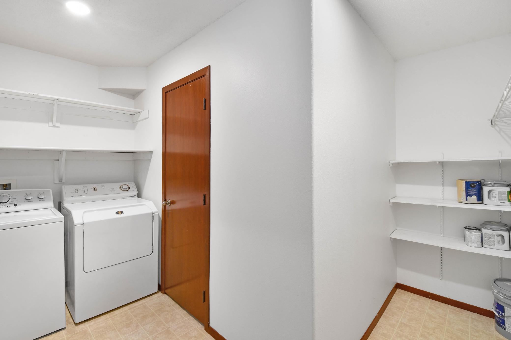Laundry room and storage