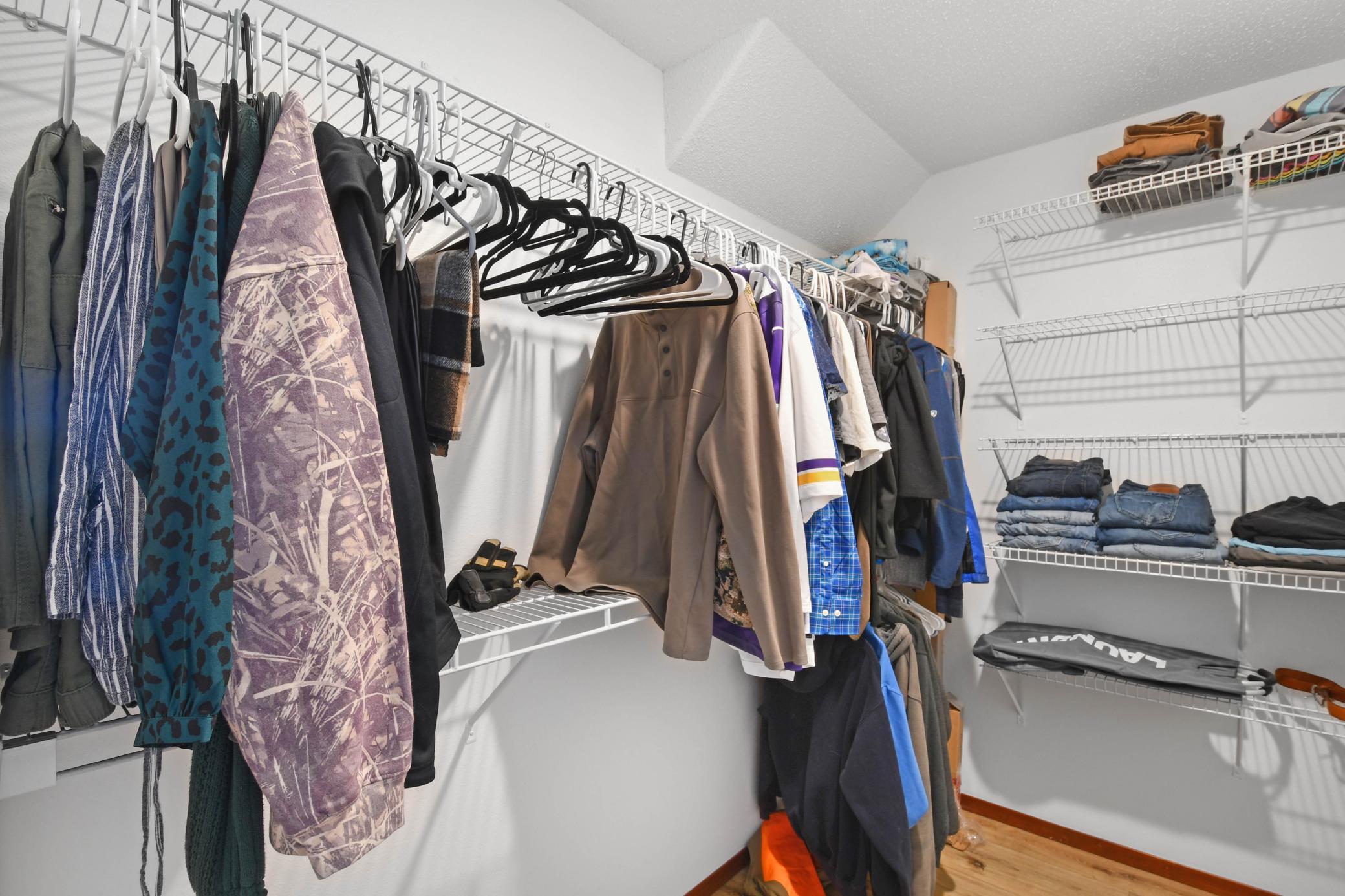 Primary closet