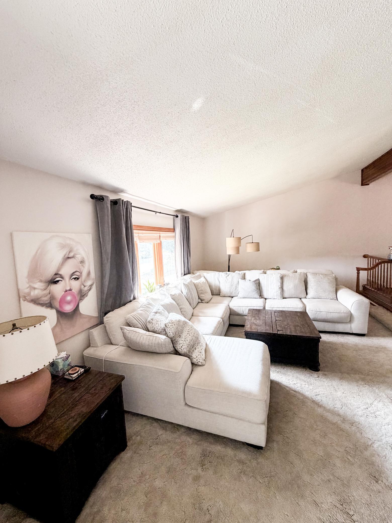 Living Room adjacent to front entry