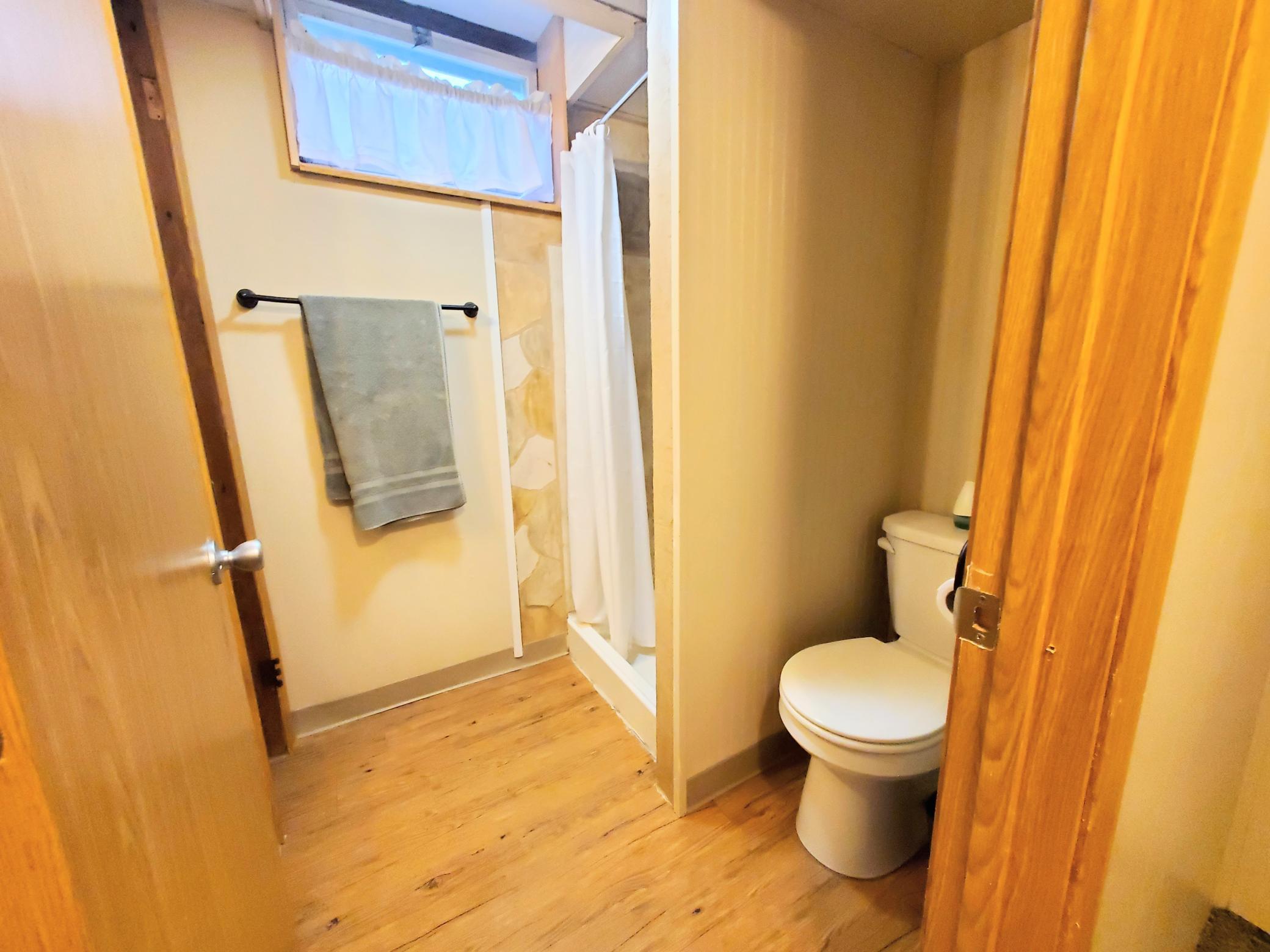 lower level bathroom