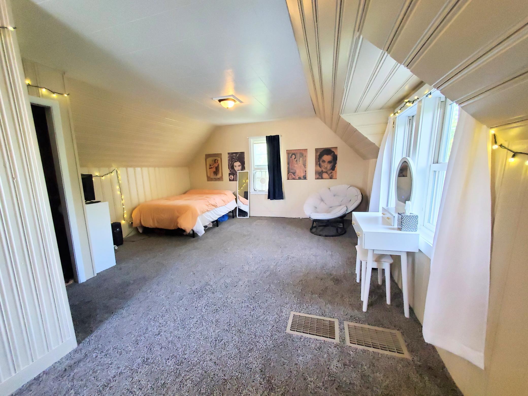 upstairs bedroom
