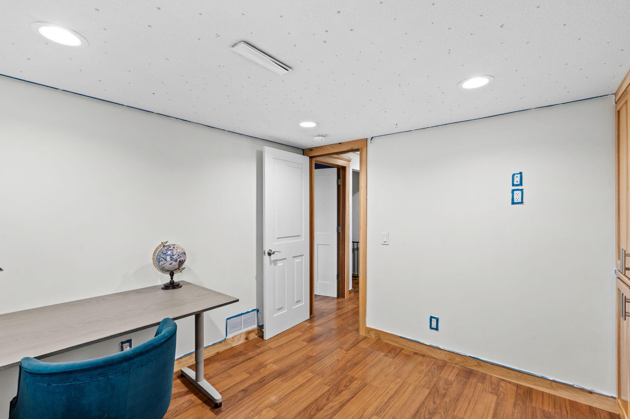 Additional view of lower level bedroom.