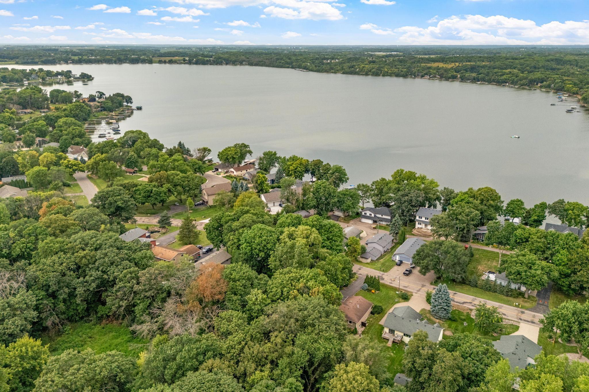 Aerial view of Spring Lake
