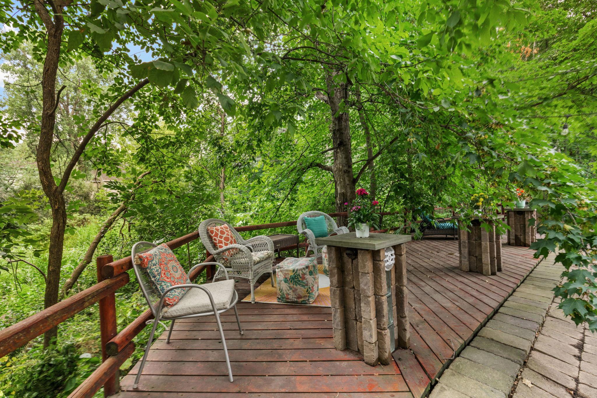 Deck area