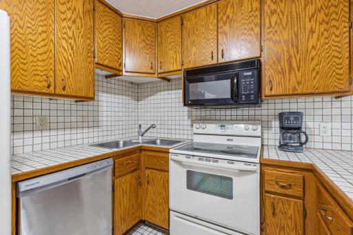 Kitchen with new dishwasher