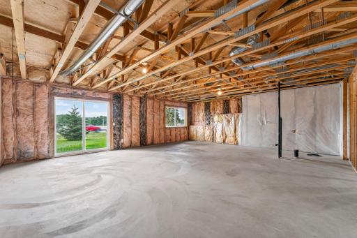 Walkout Full Basement Ready to be Finished!