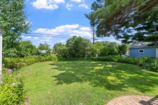 Enjoy your privacy from pavered patio or private deck
