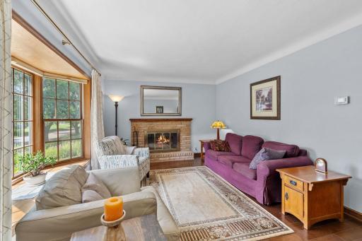 Enjoy a warm crackling fire on winters first snowfall