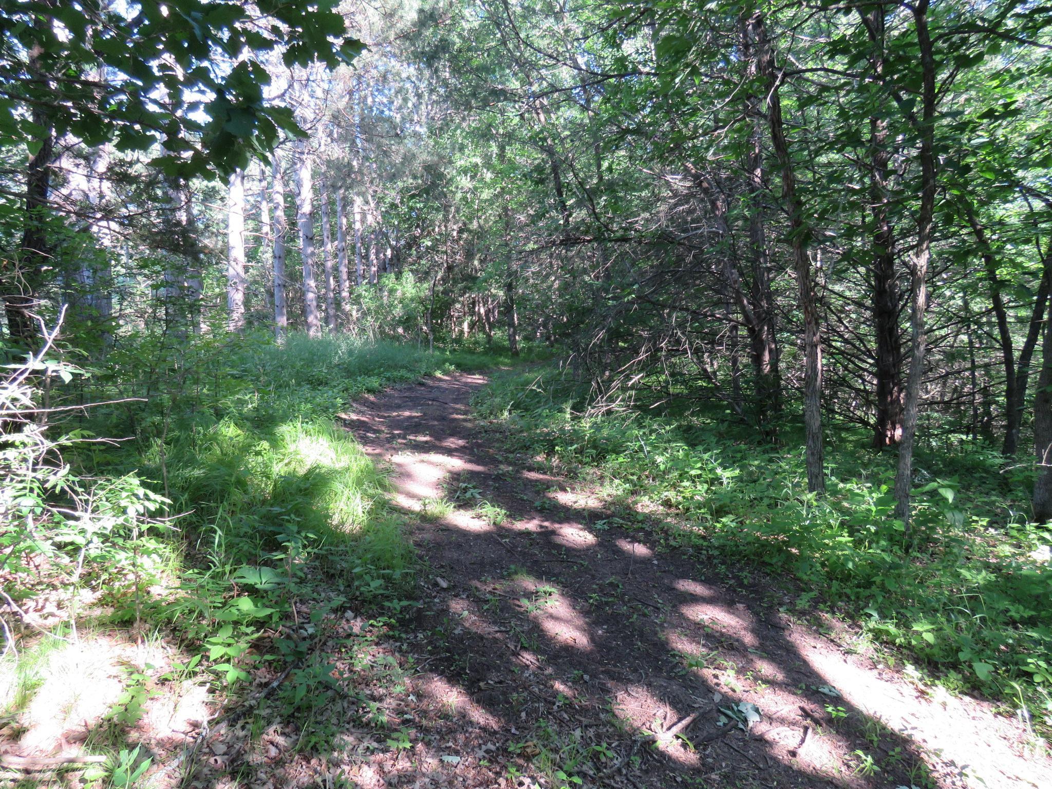 Near the end of property