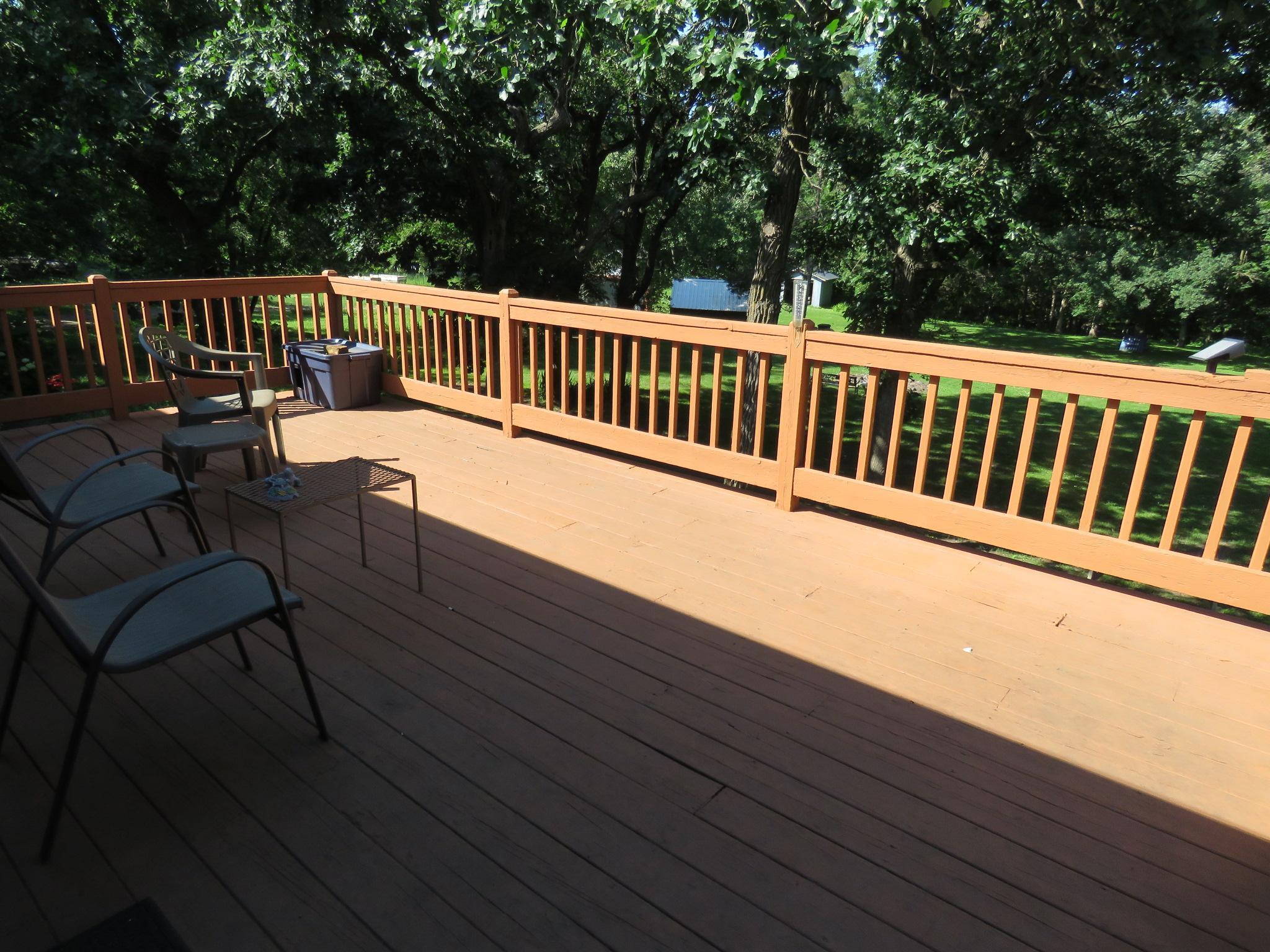 Huge deck off the dining room!