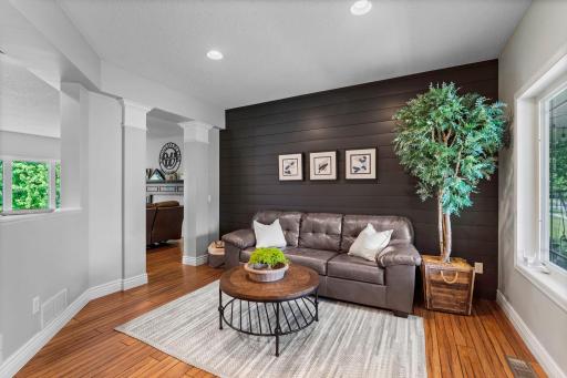 Complete with a recently updated shiplap accent wall!