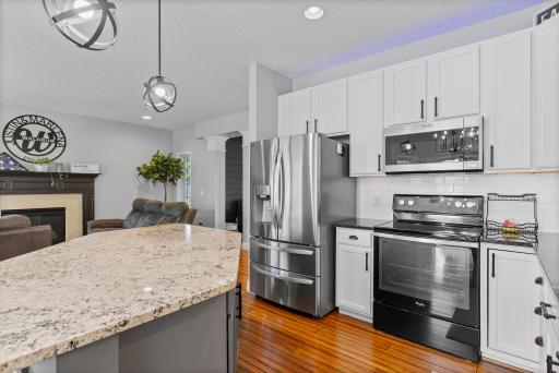 Recent updates include painted cabinetry (2022) along with a new refrigerator and dishwasher (November 2025).