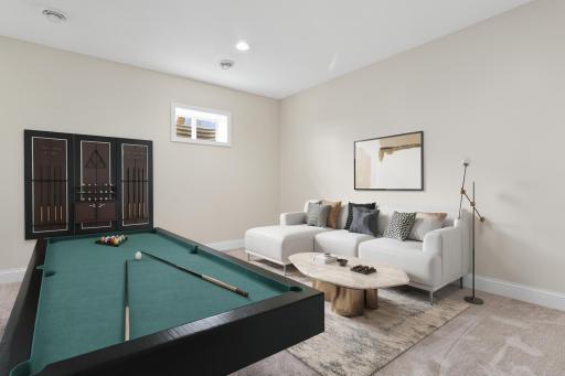 Optional Lower Level Game room-Virtual Staged
