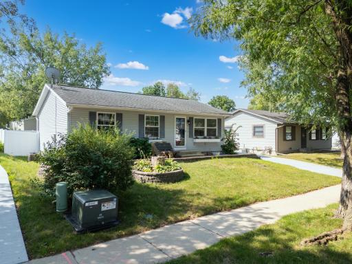Left Exterior w/ NEW Driveway, Garage Door & Opener