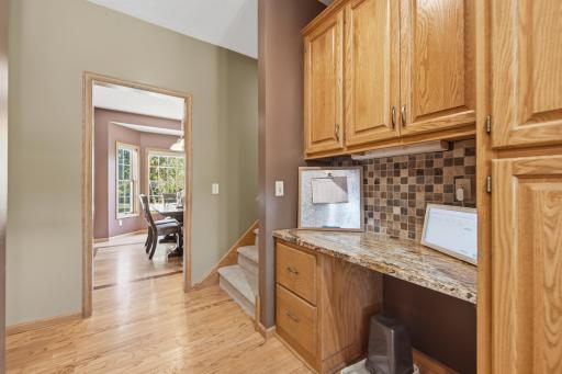 Hallway between Kitchen and Dining Room.