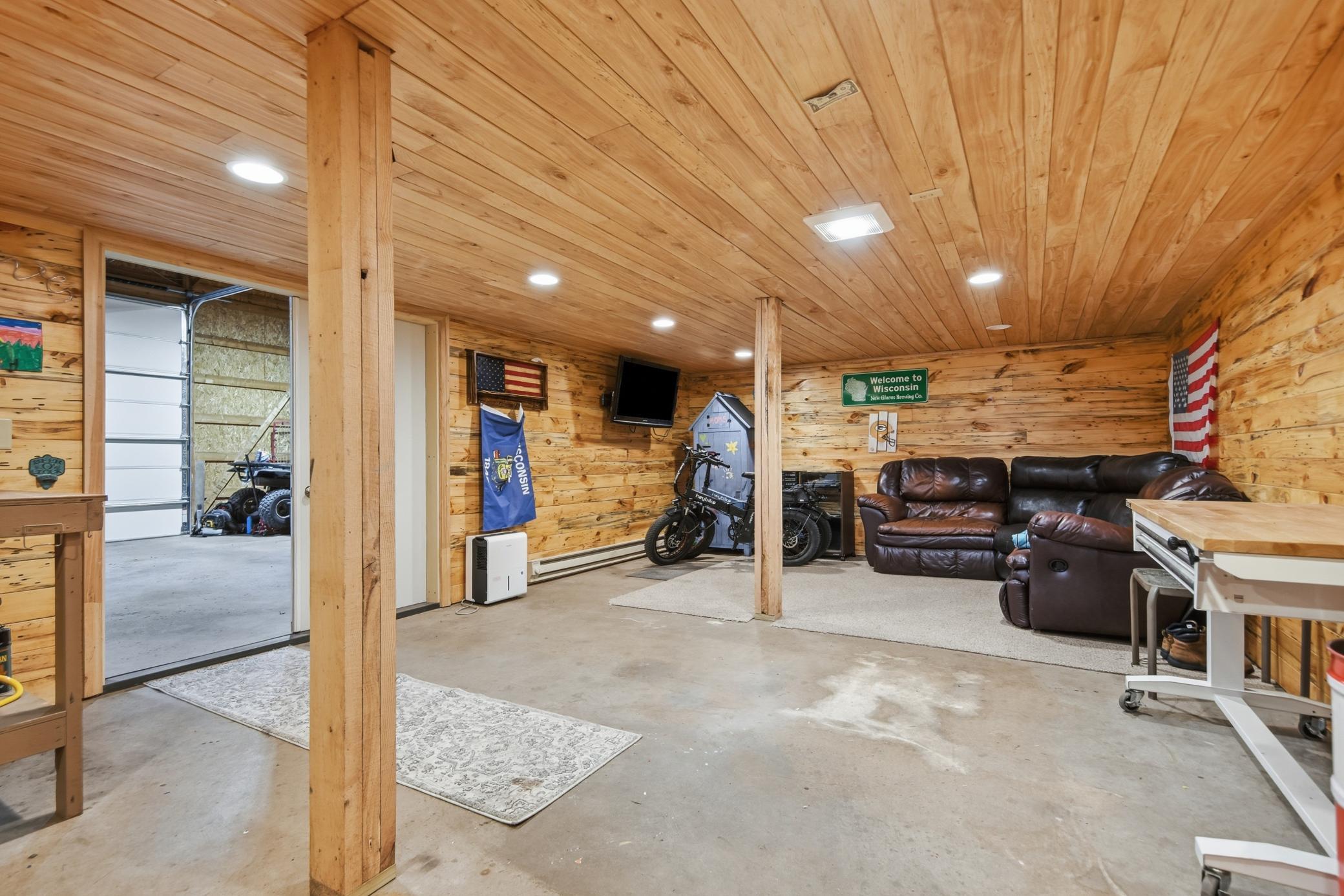 Back Shop- Inside Garage.