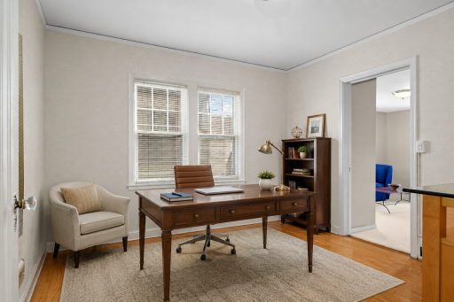 Office on main floor.