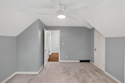 The door on the right is a walk-in closet.