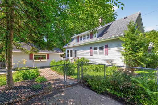 It's convenient to come and go from the back porch, whether from the garage or from the north parking area.