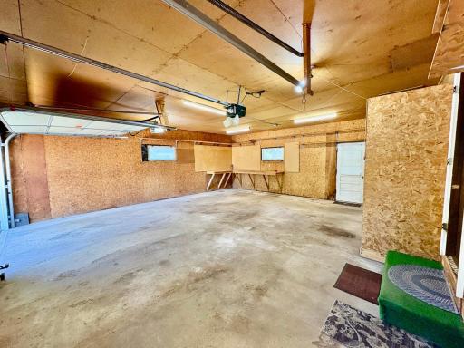 Insulated attached 2 stall garage