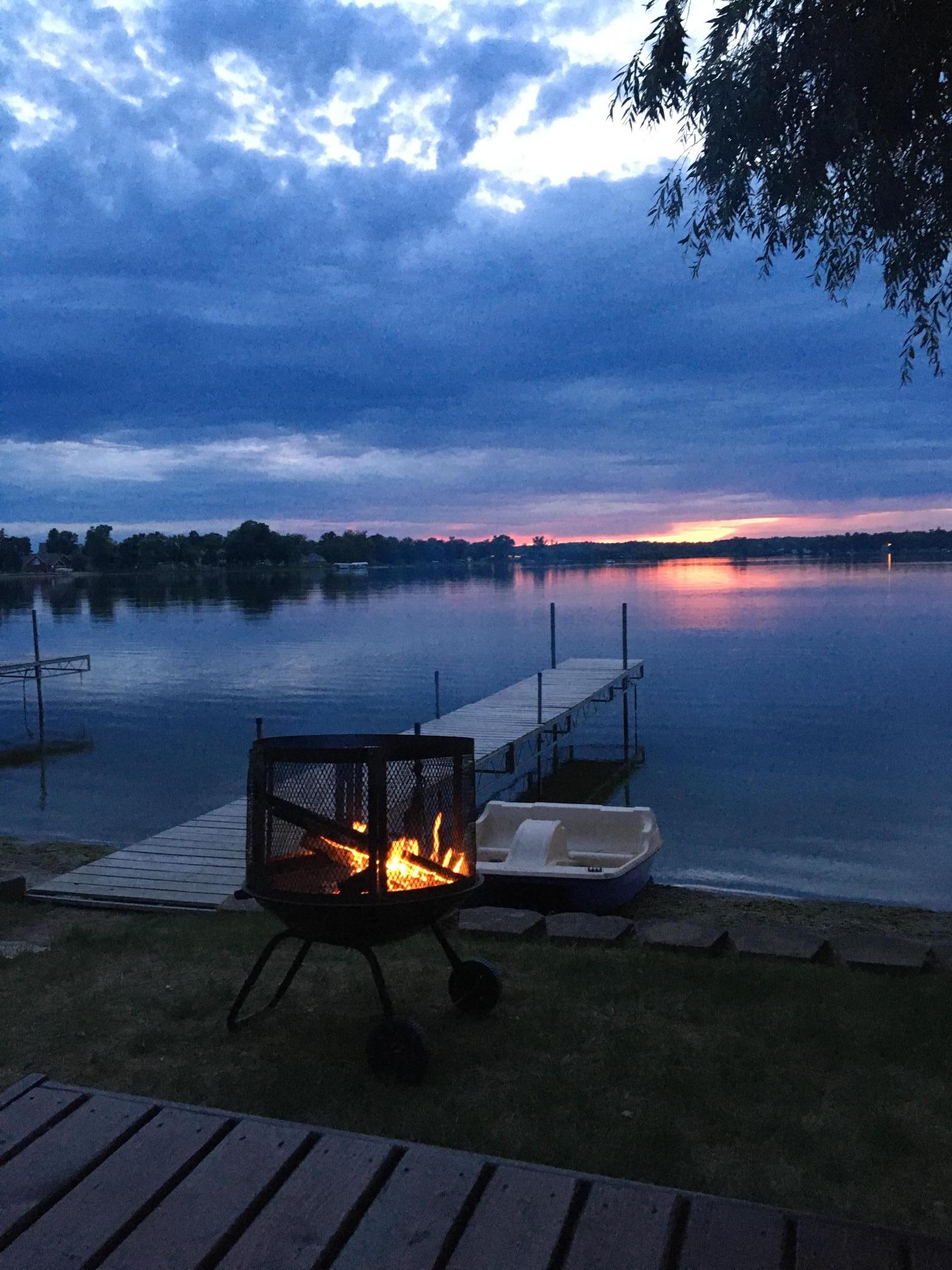 Night Lake View