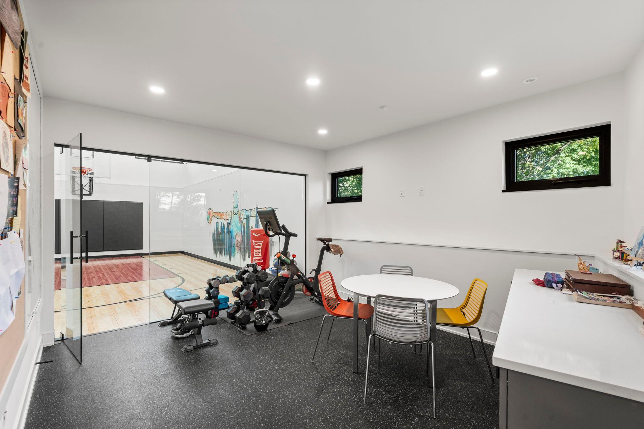 Who needs a gym membership with you have this fabulous place to workout!